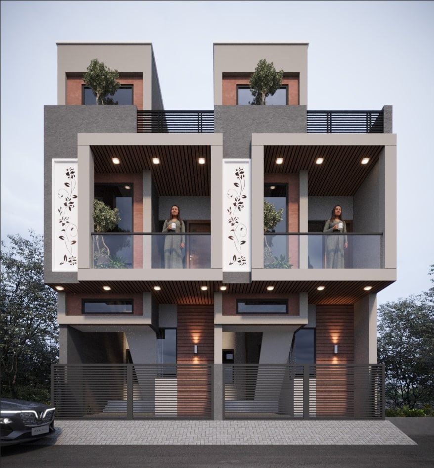 Villa Two day architectural elevation